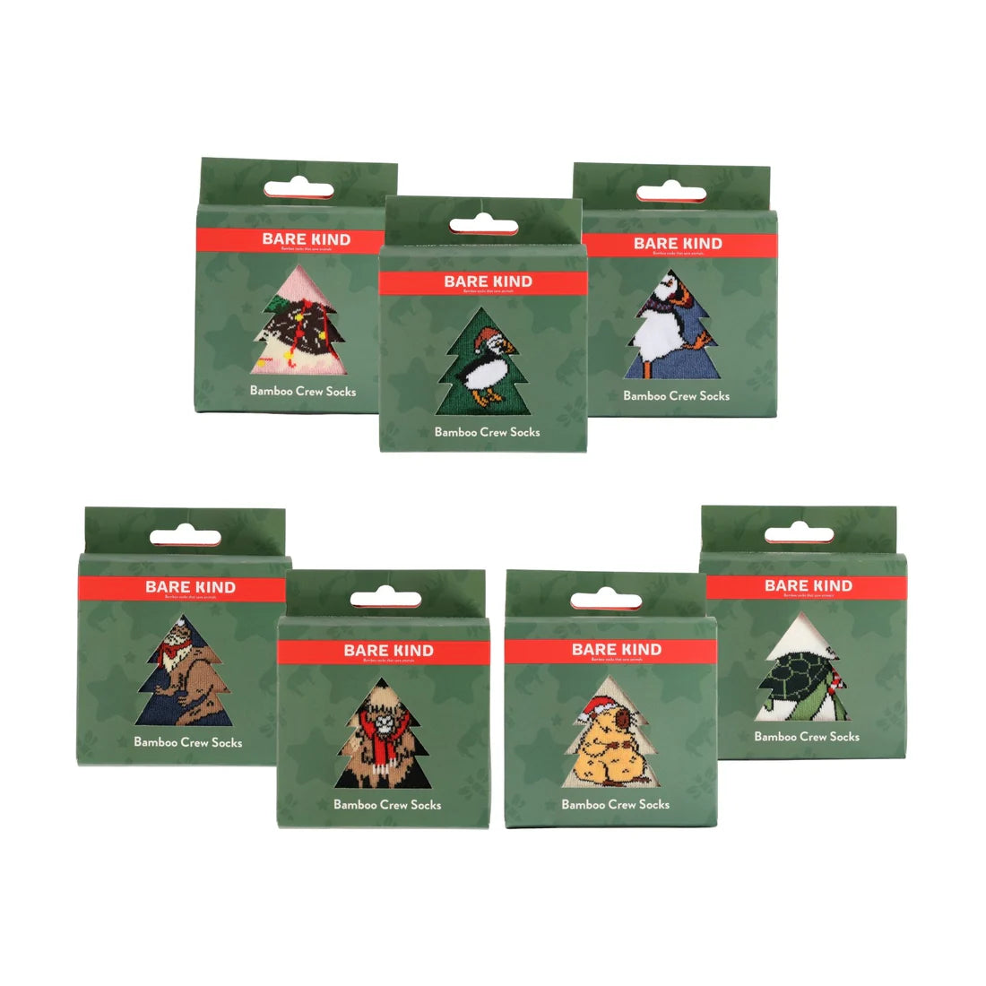 (聖誕限定) Bare kind 竹纖維襪__成人/ 單入禮盒