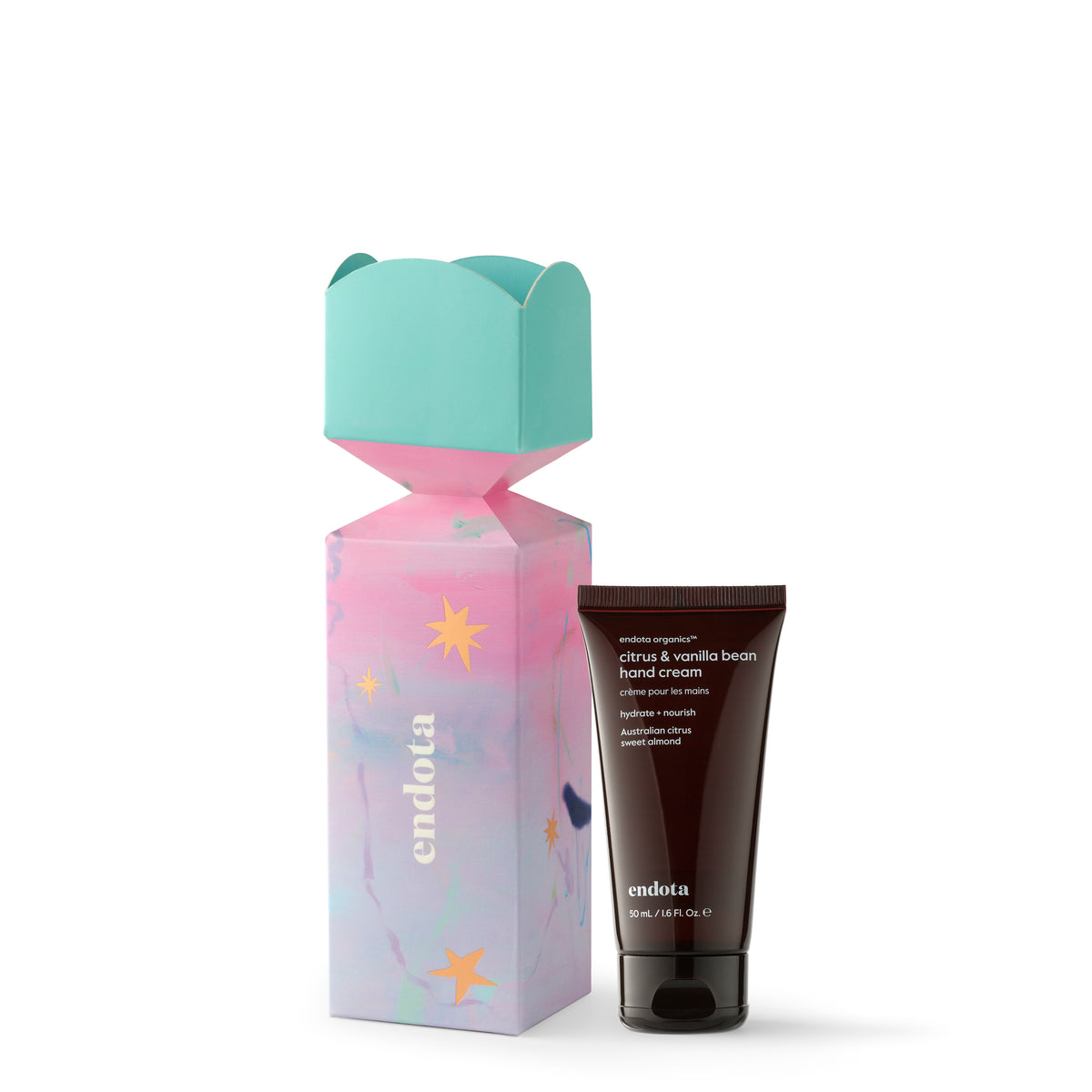 柑橘香草豆柔潤暖手禮盒